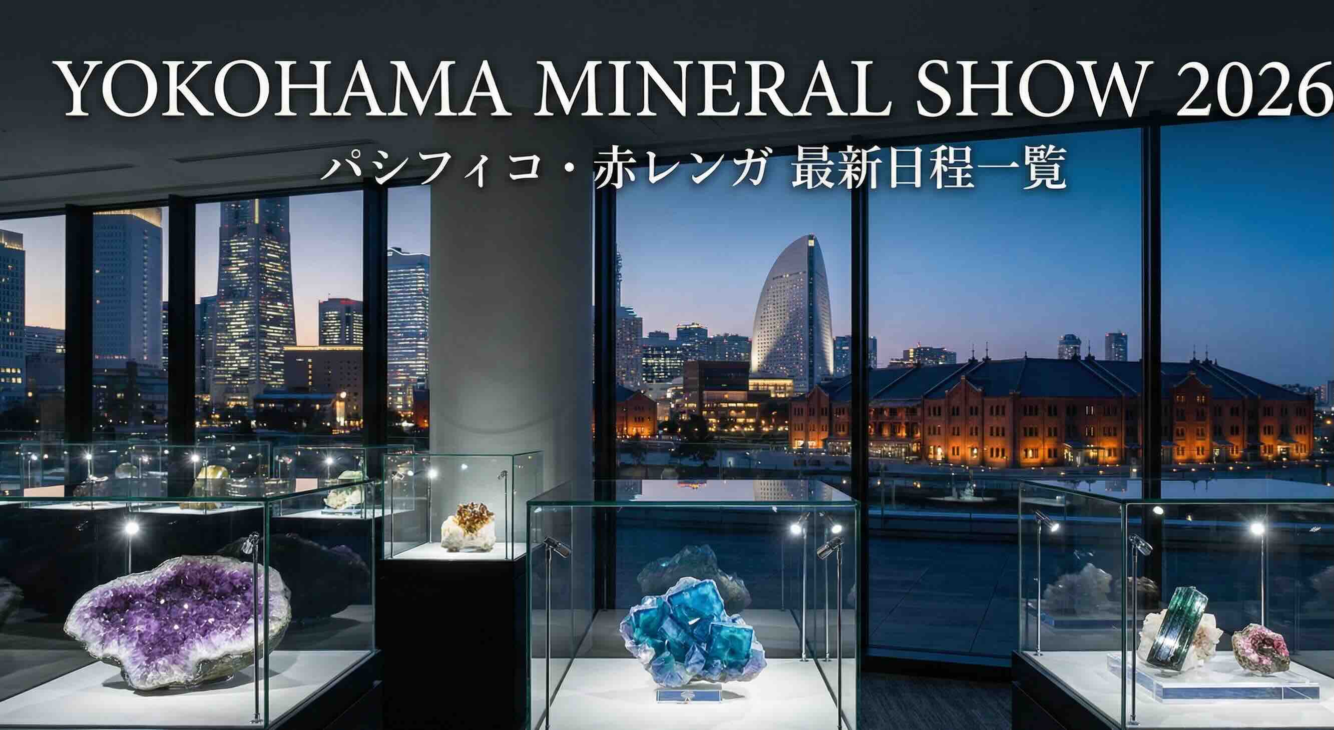 【2026年】横浜のミネラルショー開催日程一覧｜パシフィコ・赤レンガの最新情報